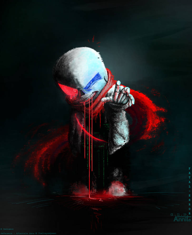 Fatal_Error Sans by AnnitArt on DeviantArt