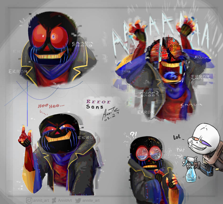 Error Sans Concept by AnnitArt on DeviantArt