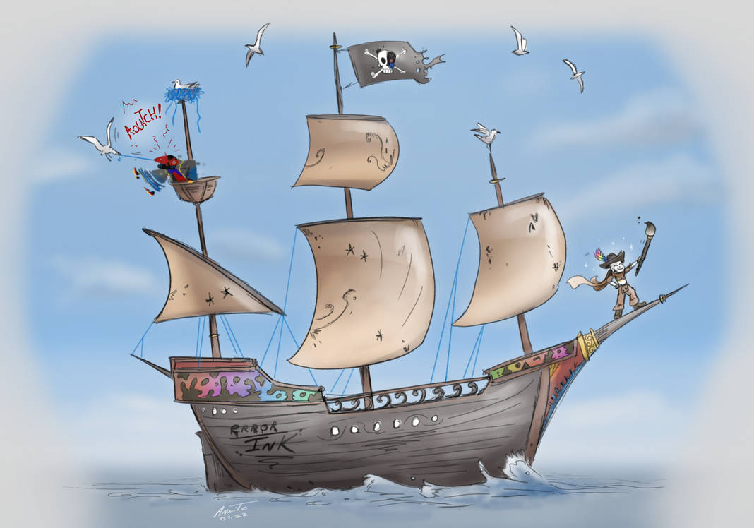 I have made a errorink ship by AnnitArt on DeviantArt