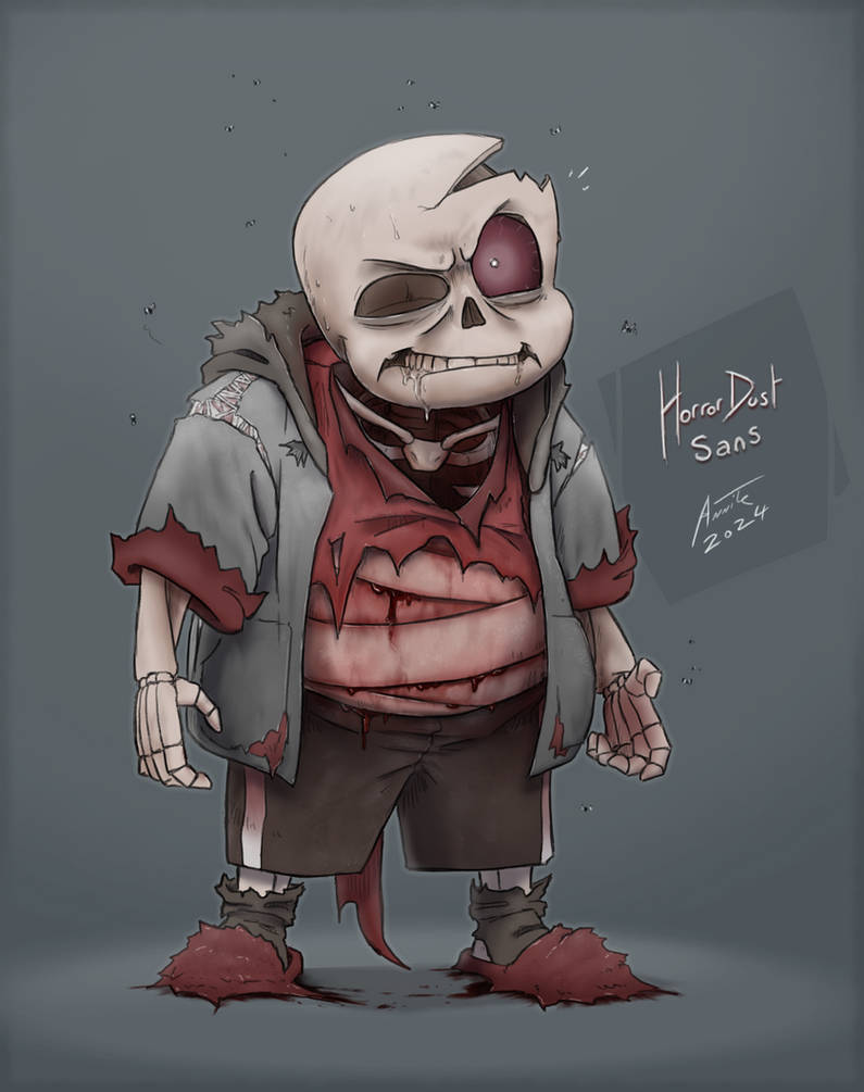 HorrorDust Sans - Artwork 2024 by AnnitArt on DeviantArt