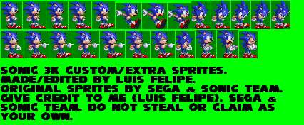 Teen Sonic in Sonic 1 Sprites by LuisToons12345 on DeviantArt