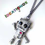 Cute Charm Robot Necklace