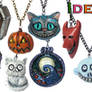 Tim Burton Inspired Necklace Collection