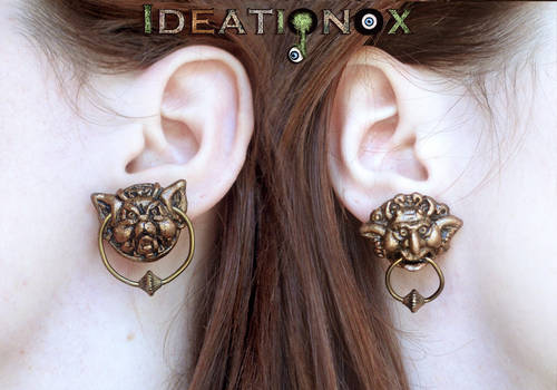 Labyrinth Door Knocker Earrings!