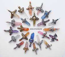Crystal Sword Charms - IDEATIONOX