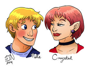 Bardsworth Fan Art--Mike and Crystal