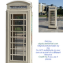 White UK Public telephone - PNG