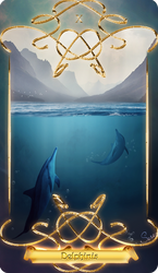 Tarot - Dolphin by Olgola