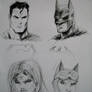 Superhero sketches