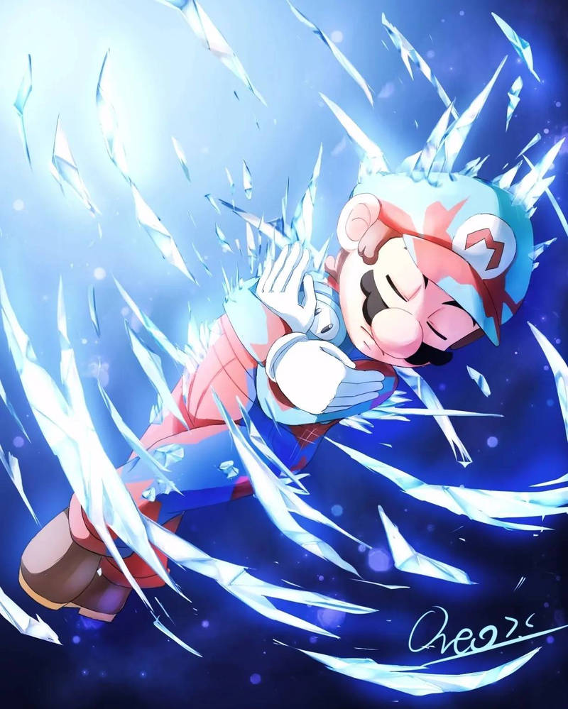 Ice Mario by dxz1996 on DeviantArt