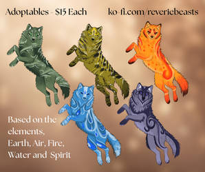 Adoptables - $15 Each