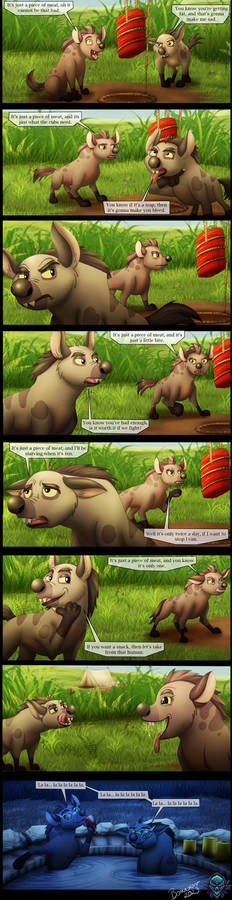 Beer Thieving Hyenas #3: Just a Piece of Meat