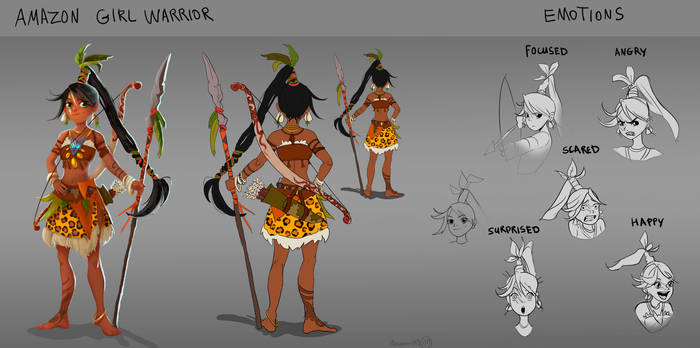 AMAZON girl Warrior