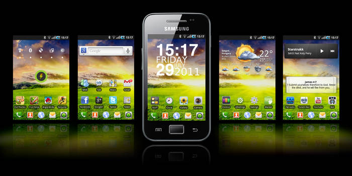 Samsung Galaxy Ace - Home