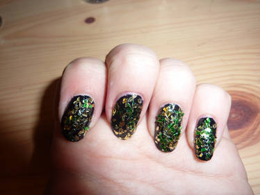 Loki inspired nails