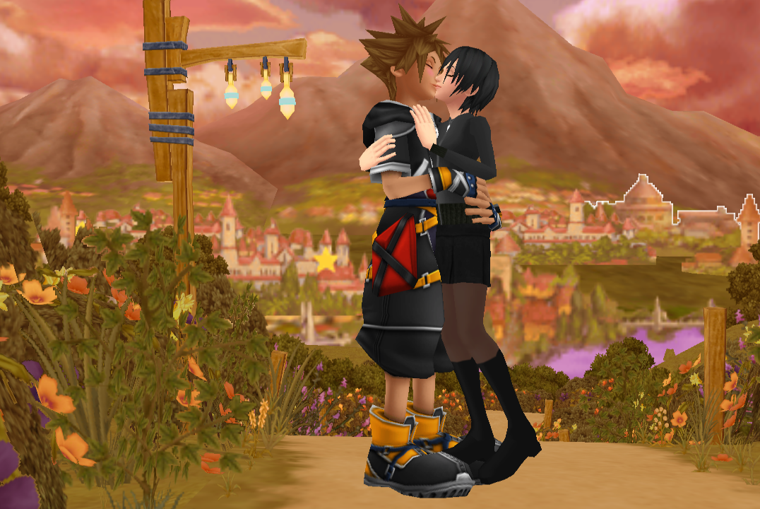 KH Kissing Pose DL .. by Duskdeerfluff on DeviantArt