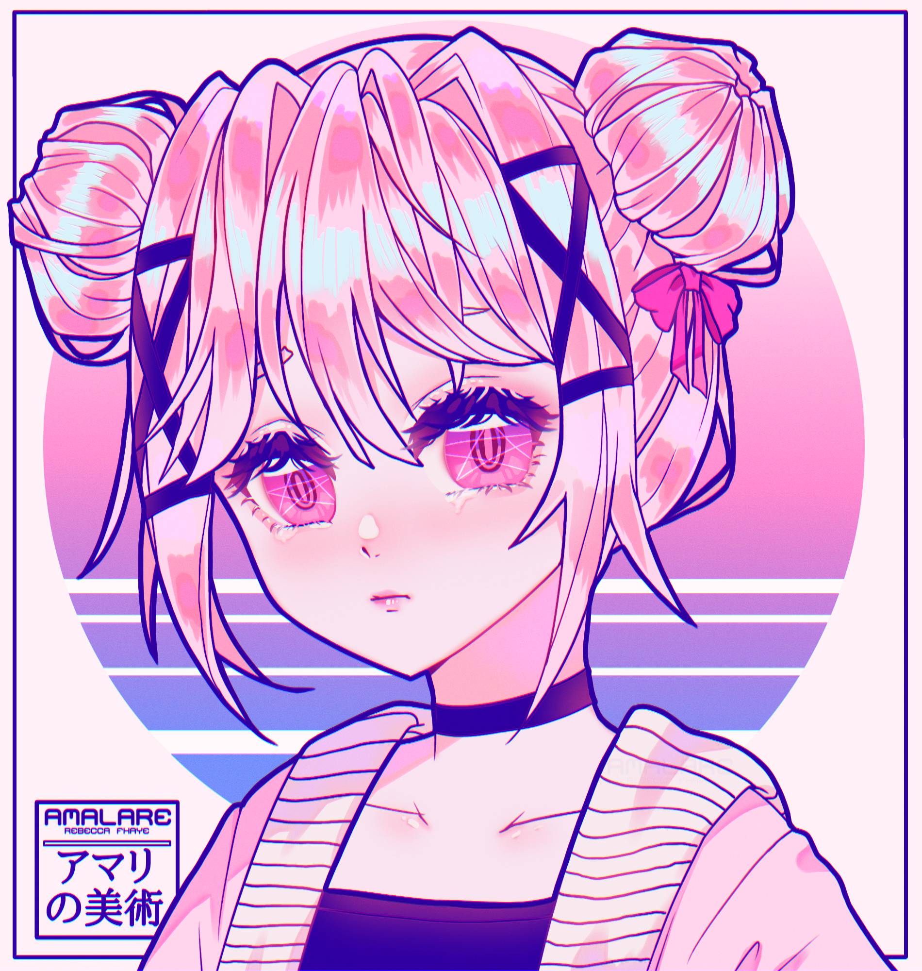 Anime Girl | Pink Aesthetic [Oc] by amalare on DeviantArt