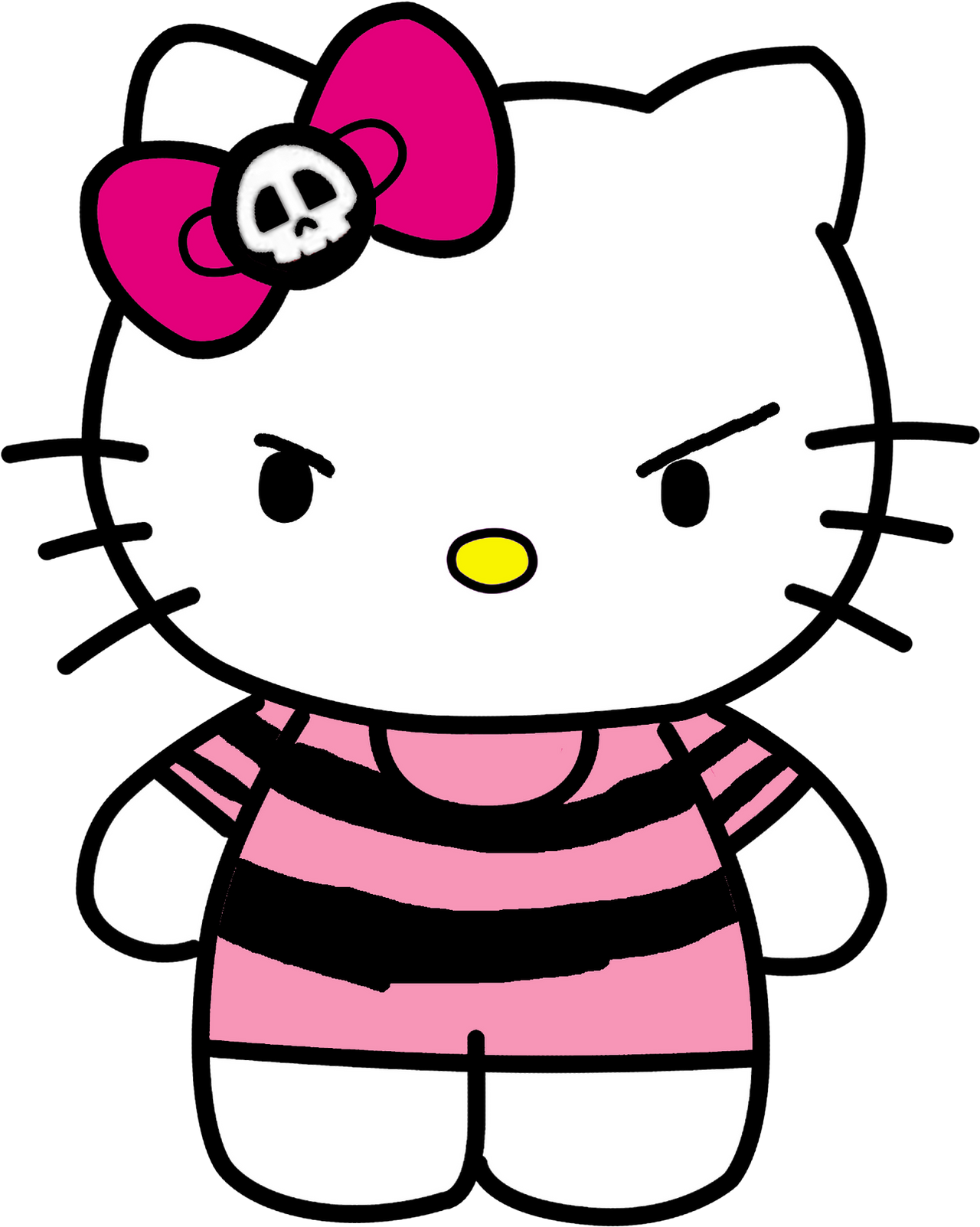 Evil Hello Kitty by Octoberfan2000000000 on DeviantArt