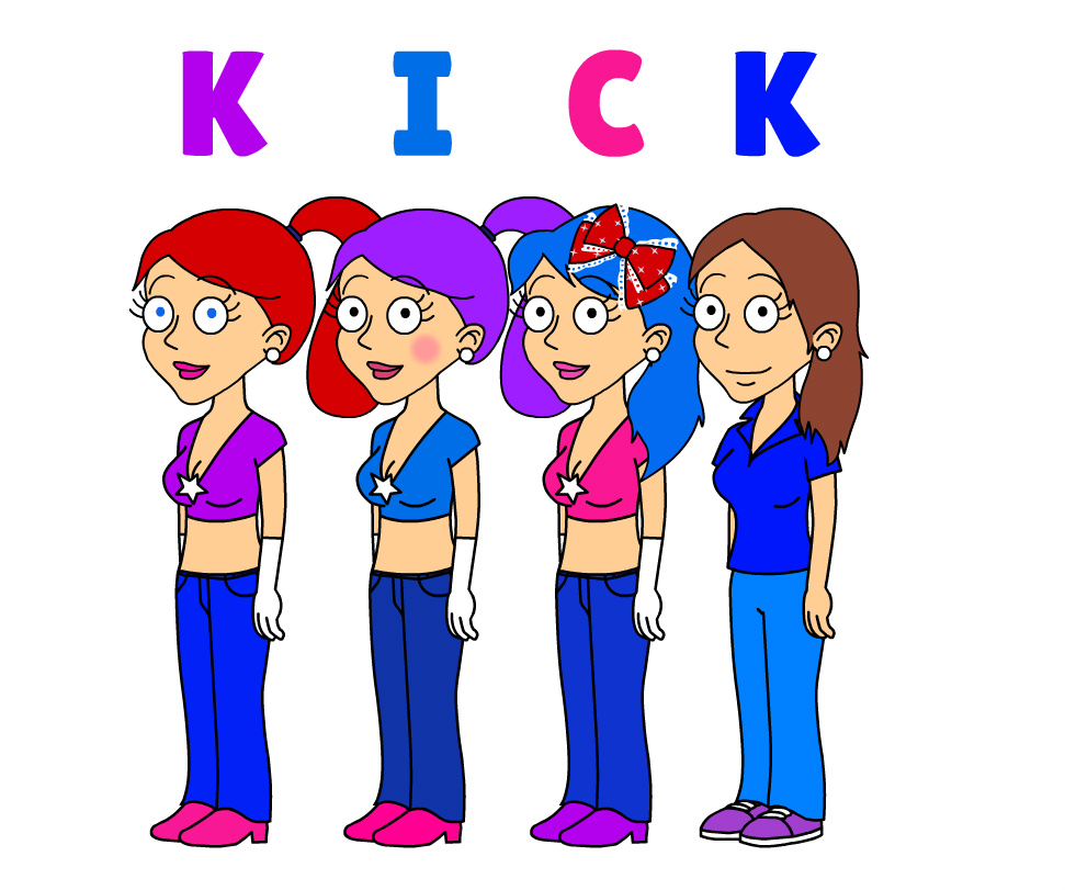 Kick Fan Deviantart The KICK Girls by Octoberfan2000000000 on DeviantArt