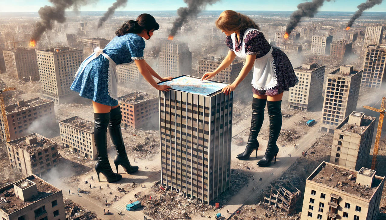 City Destruction By Giantess Maid By Aibotos On DeviantArt city-destruction-by-giantess-maid-by-aibotos-on-deviantart