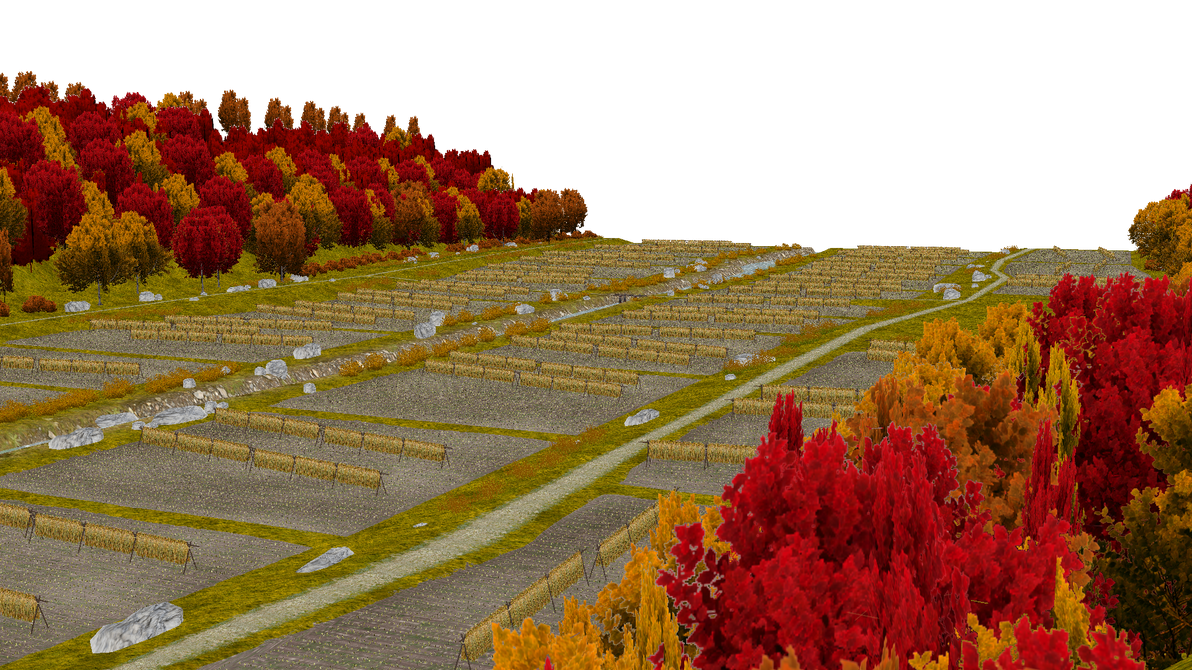 MMD 006 NuKasa Autumn in the mountains with fields by yoshxxmmd on ...