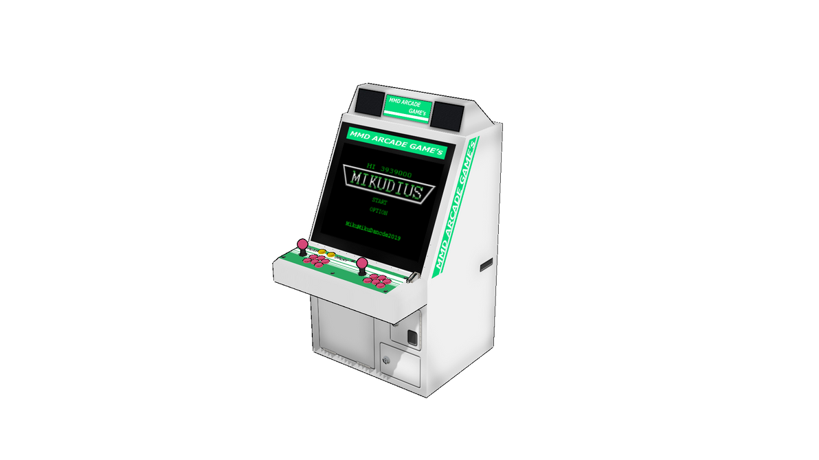 MMD 045 Nukasa arcade game machine by yoshxxmmd on DeviantArt