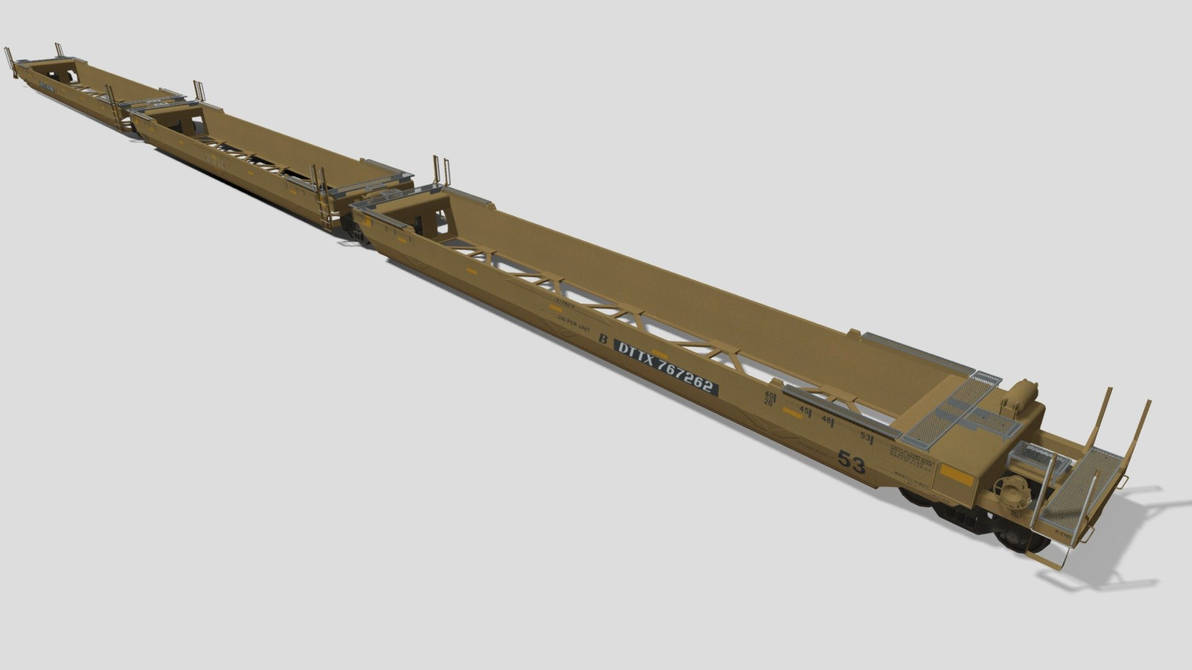 MMD Gunderson Maxi-IV Double Stack Well Cars by yoshxxmmd on DeviantArt