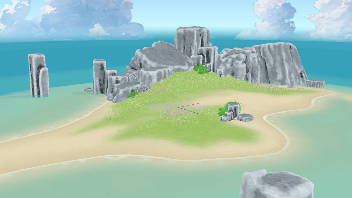 MMD EL Studio Field(Island) v1_0_0 by yoshxxmmd on DeviantArt
