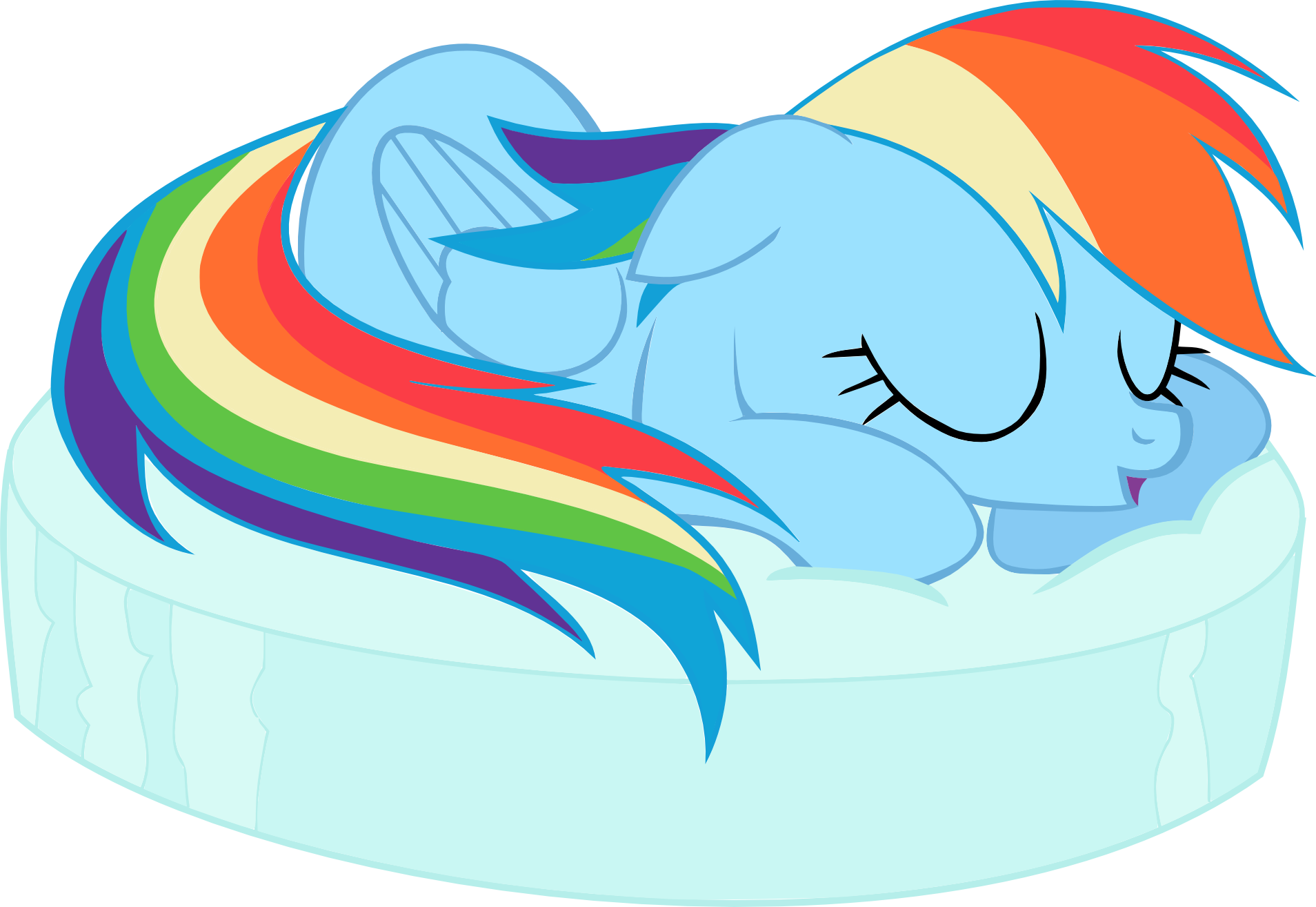 Rainbow Dash Relaxing