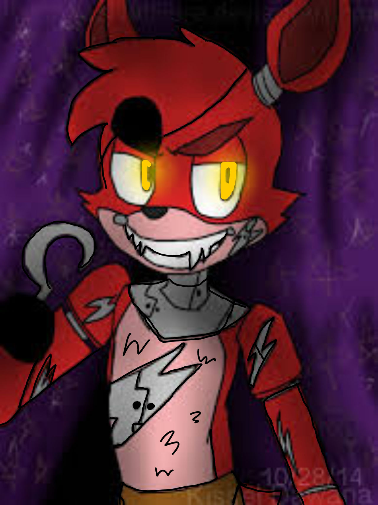 Foxy Fanart FNaF By Grk217 On DeviantArt foxy-fanart-fnaf-by-grk217-on-deviantart