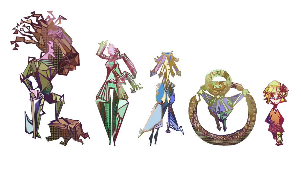 Triangle People by AugustinasRaginskis on DeviantArt