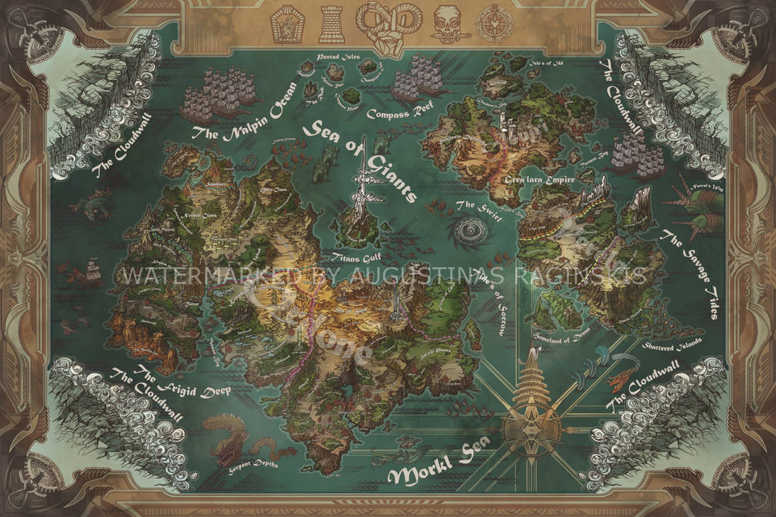 World Map by AugustinasRaginskis on DeviantArt