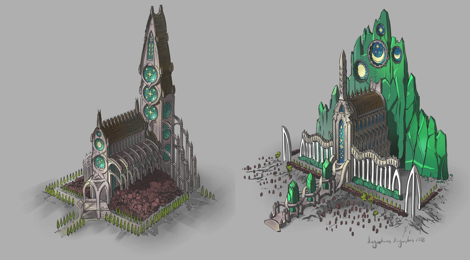 Crystal Cathedrals by AugustinasRaginskis