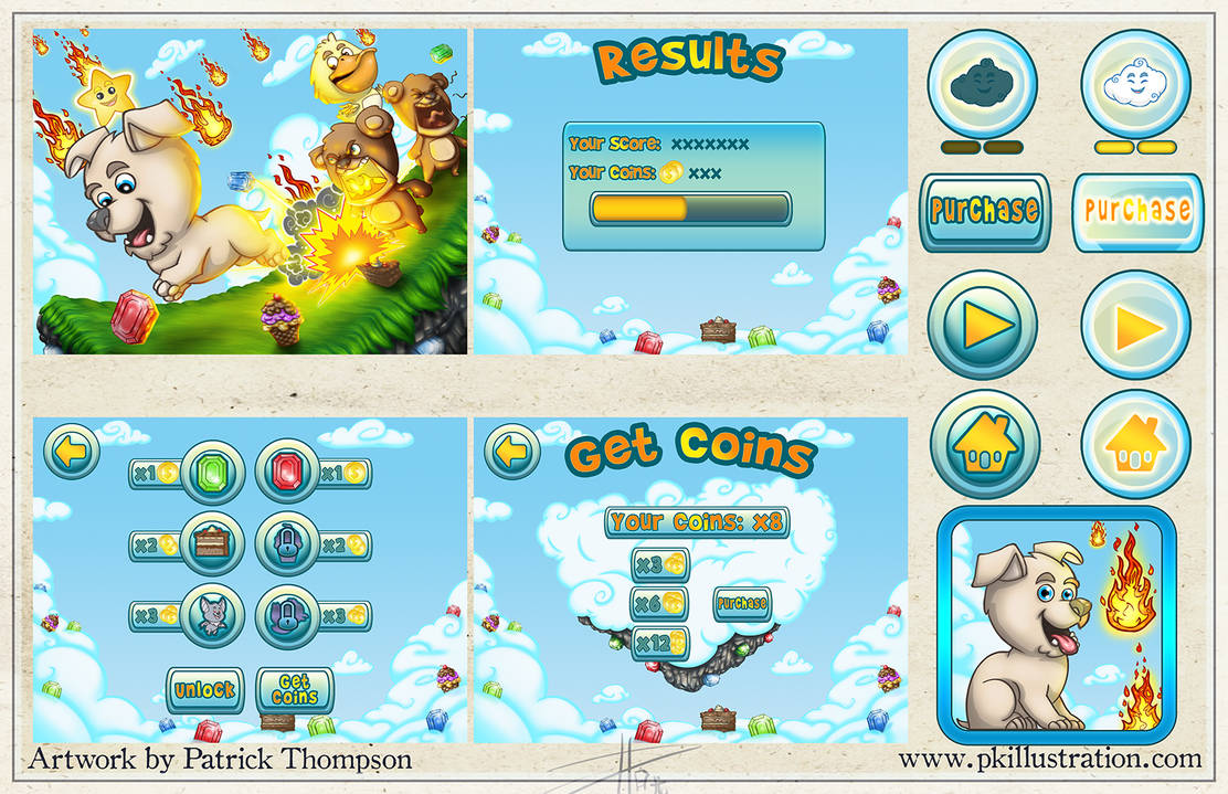 Fireball Flurry UI by patthompson008 on DeviantArt