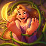 Rapunzel feet tickled 