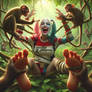 No escaping the tickles Harley Quinn 