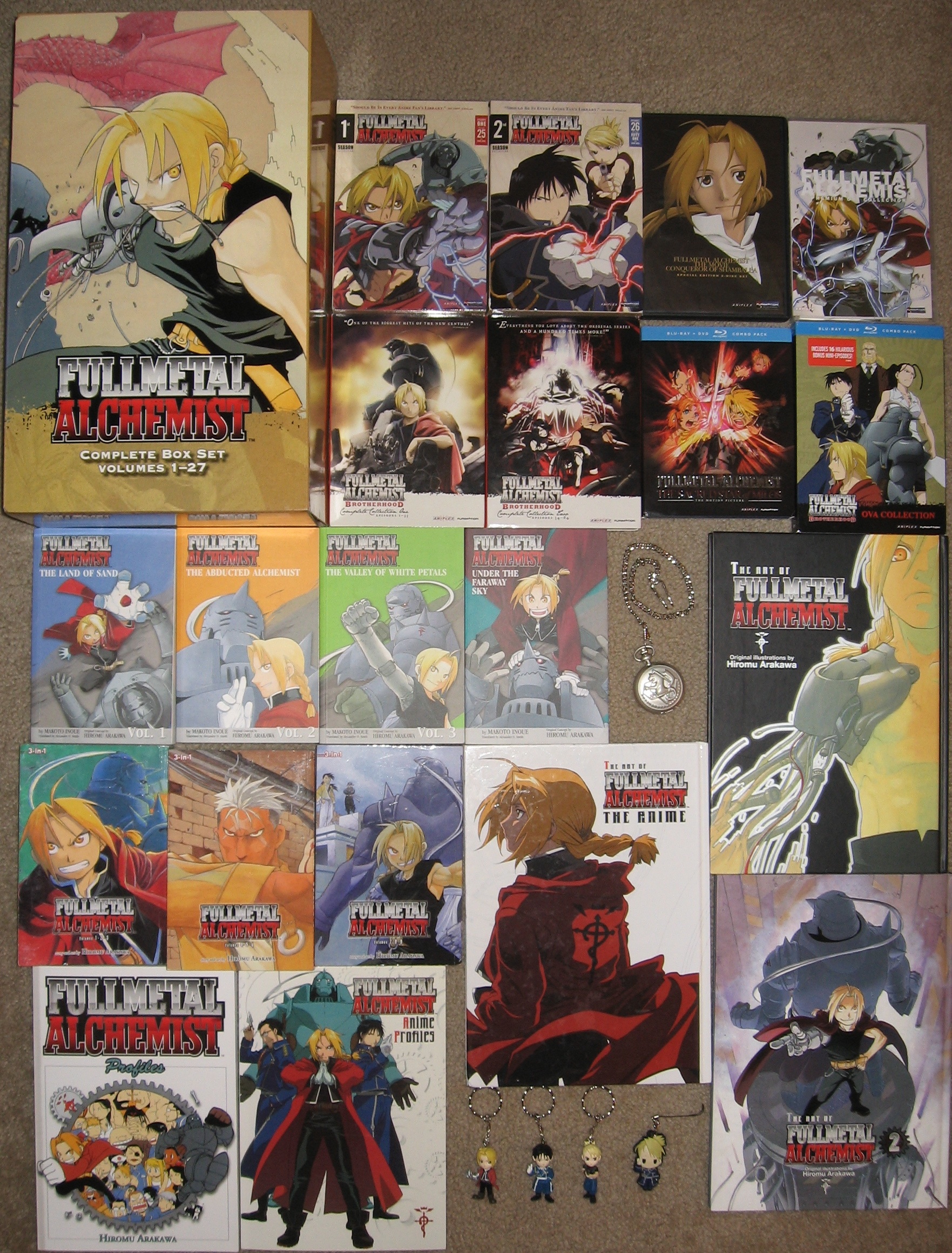 FULLMETAL ALCHEMIST - BROTHERHOOD - COMPLETE COLLECTION 3 EPISODES