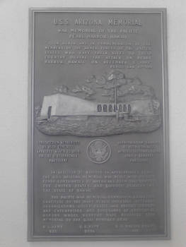 USS Arizona Memorial Plaque