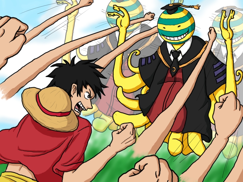 Luffy Vs Koro Sensei