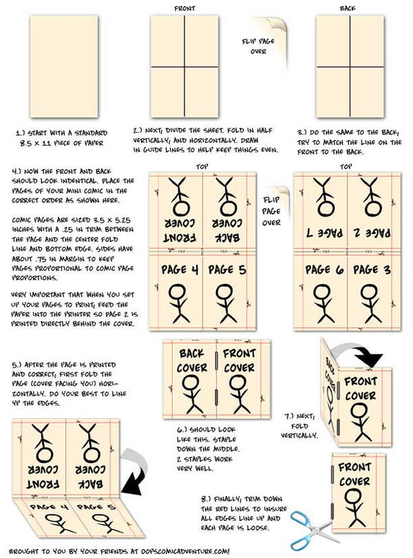 8 page Mini Comic Tut by Gingco 8 page Mini Comic Tut by Gingco