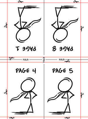 8 page Mini Comic Template page 1 by Gingco 8 page Mini Comic Template page 1 by Gingco