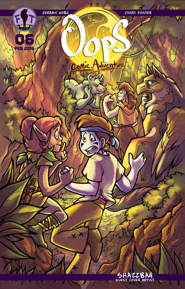 Oops Comic Adventure #6 Cover by Gingco