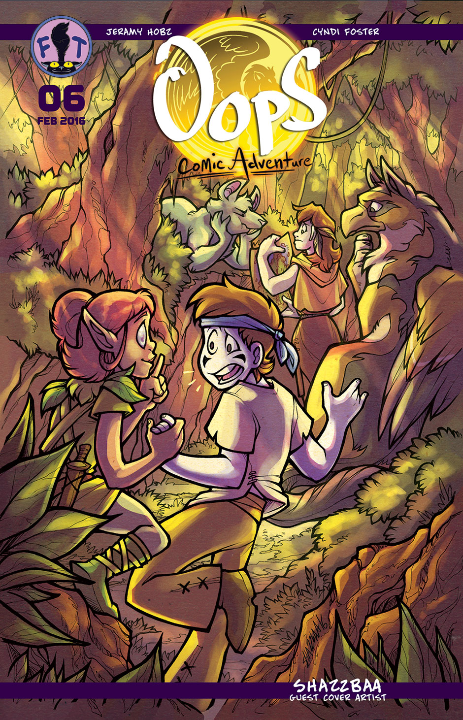 Oops Comic Adventure #6 Cover by Gingco