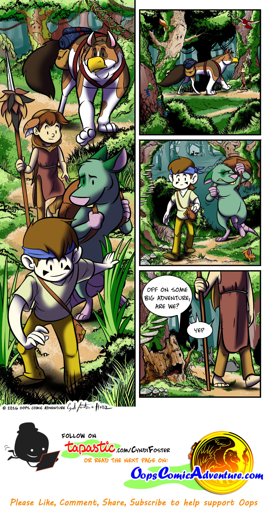 Oops Comic Adventure #6 page 1 by Gingco