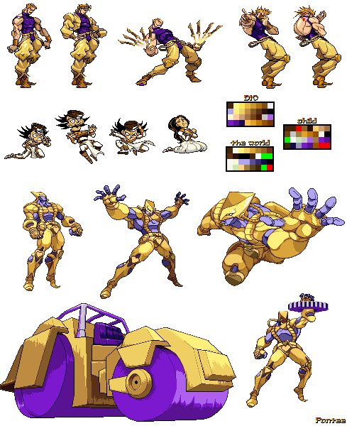 Thanos-Inspired DIO HftF Palette by TheBeastUnleashed87 on DeviantArt