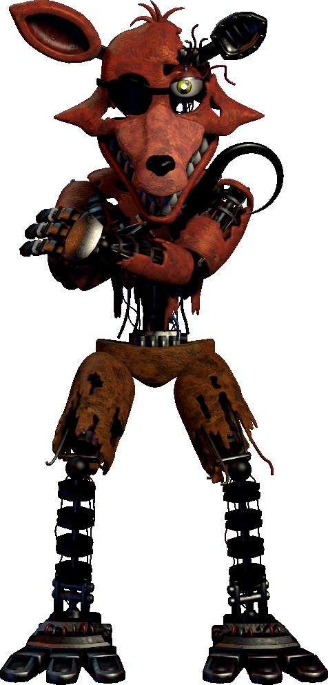 Withered Foxy Render by MrBeastie87 on DeviantArt