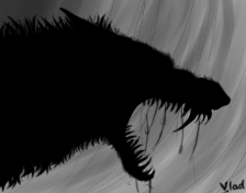 Demon Wolf Silouette