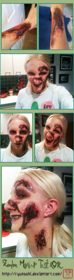 Zombie Makeup Test 2012