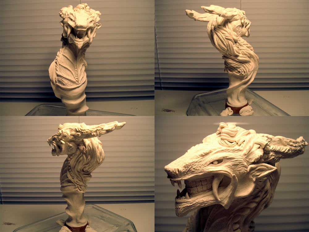 Daemon Sculpture - Progress