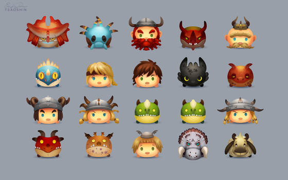 HTTYD Tsum Tsum Wallpaper